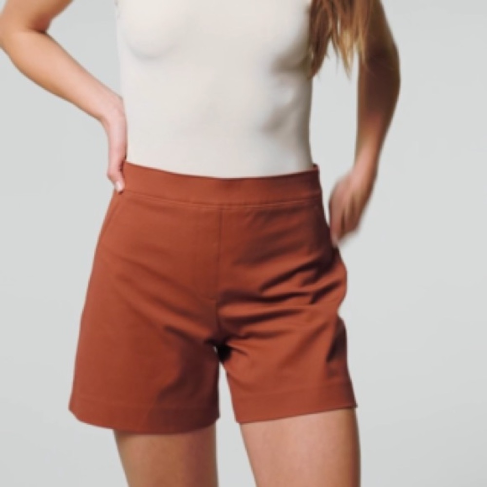 Spanx On The Go Shorts Bronze Glow 6”